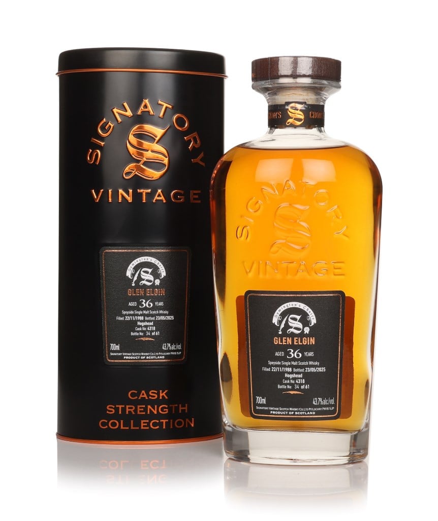 Glen Elgin 36 Year Old 1988 (cask 4318) - Cask Strength Collection (Signatory) 70cl