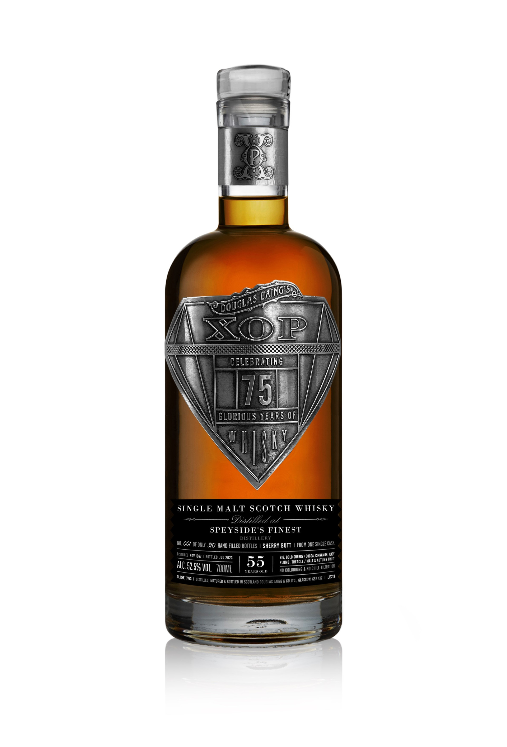 限定シングルモルトウイスキー Douglas Laing Whisky Speyside 55 Year Old 1967 - Xtra Old Particular 75th Anniversary