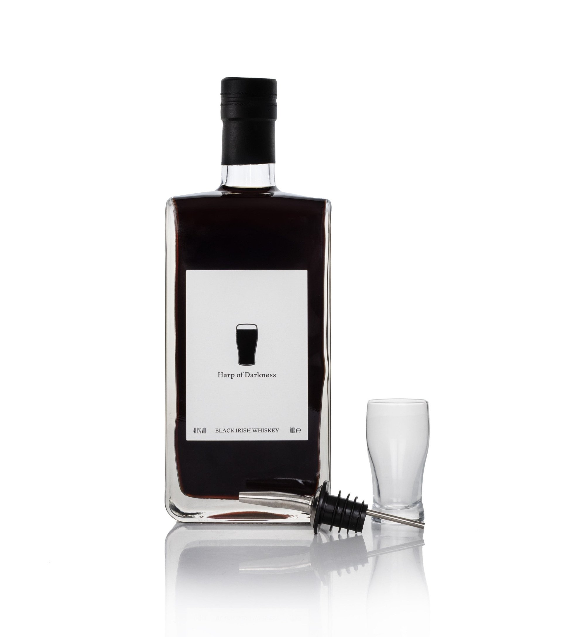 Harp of Darkness - Black Irish Whiskey 70cl