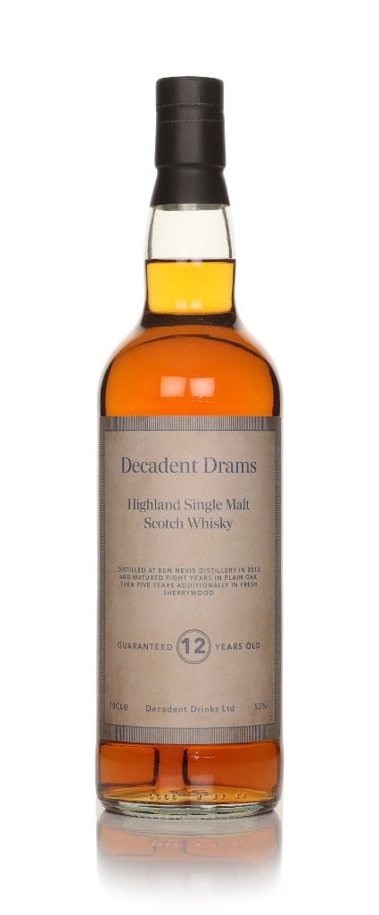 Ben Nevis 12 Year Old 2012 - Decadent Drams (Decadent Drinks) 70cl
