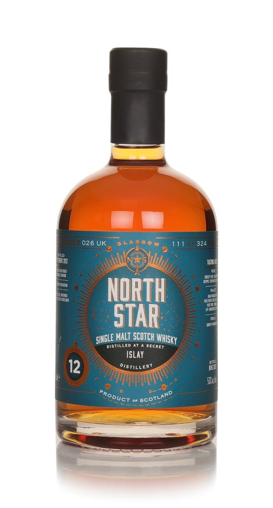Secret Islay 12 Year Old 2012 (North Star Spirits) 70cl
