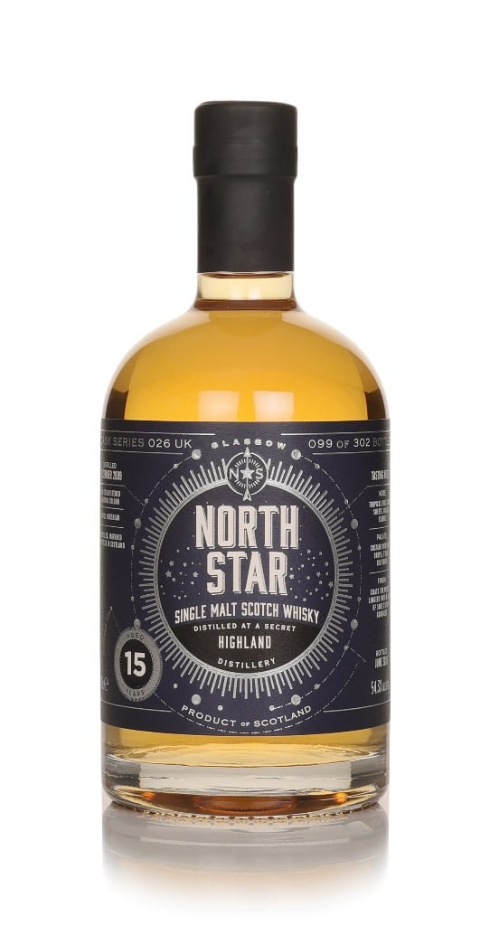 Secret Highland 15 Year Old 2009 (North Star Spirits) 70cl
