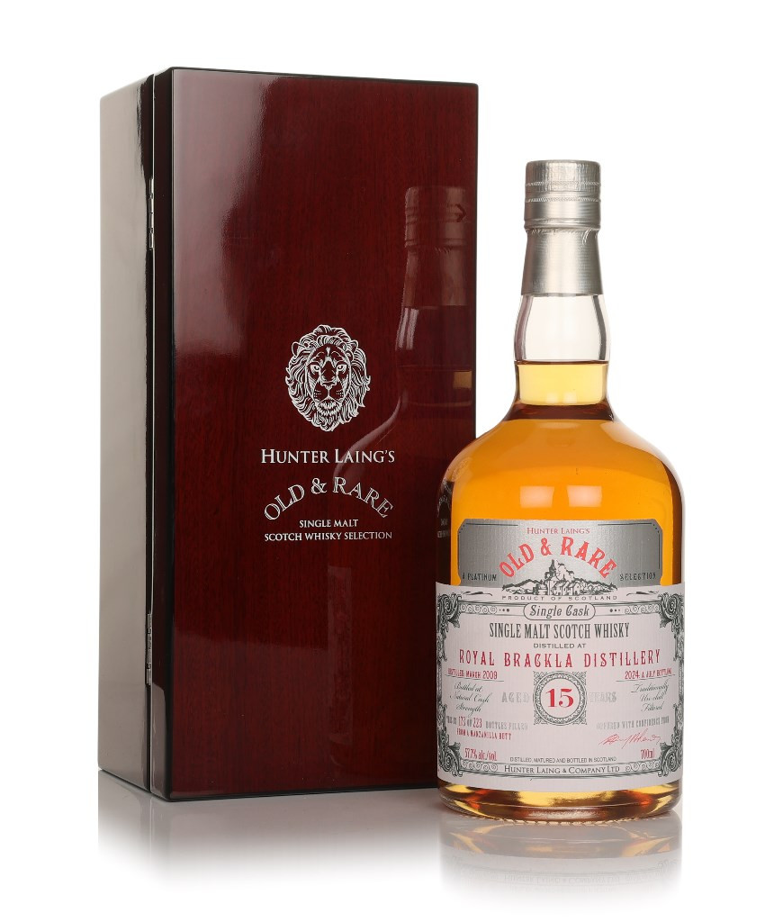 Brackla 15 Year Old 2009 - Old & Rare Platinum (Hunter Laing) 70cl