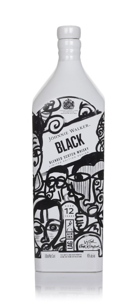 Johnnie Walker Black Label 12 Year Old - Air Ink Lagos Edition 70cl