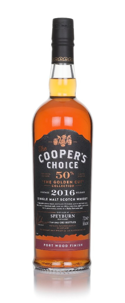 Speyburn 8 Year Old 2016 - The Cooper's Choice The Golden Cut Collection (The Vintage Malt Whisky Co.) 70cl
