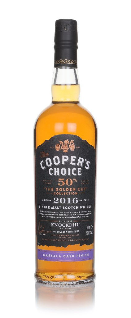 Knockdhu 9 Year Old 2016 - The Cooper's Choice The Golden Cut Collection (The Vintage Malt Whisky Co.)