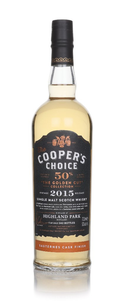 Highland Park 9 Year Old 2015 - The Cooper's Choice The Golden Cut Collection (The Vintage Malt Whisky Co.) 70cl