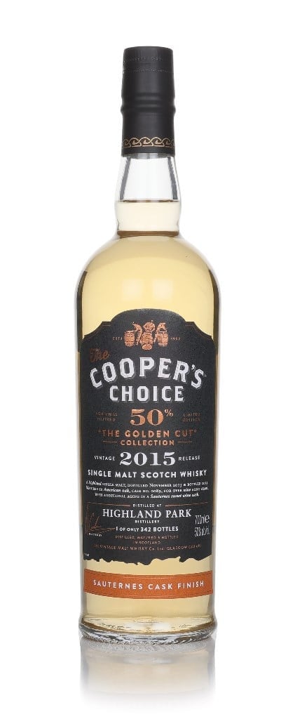 Highland Park 9 Year Old 2015 - The Cooper's Choice The Golden Cut Collection (The Vintage Malt Whisky Co.)