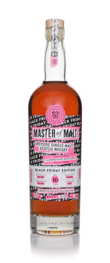 Glenrothes 16 Year Old 2009 - Black Friday (Master of Malt) 70cl