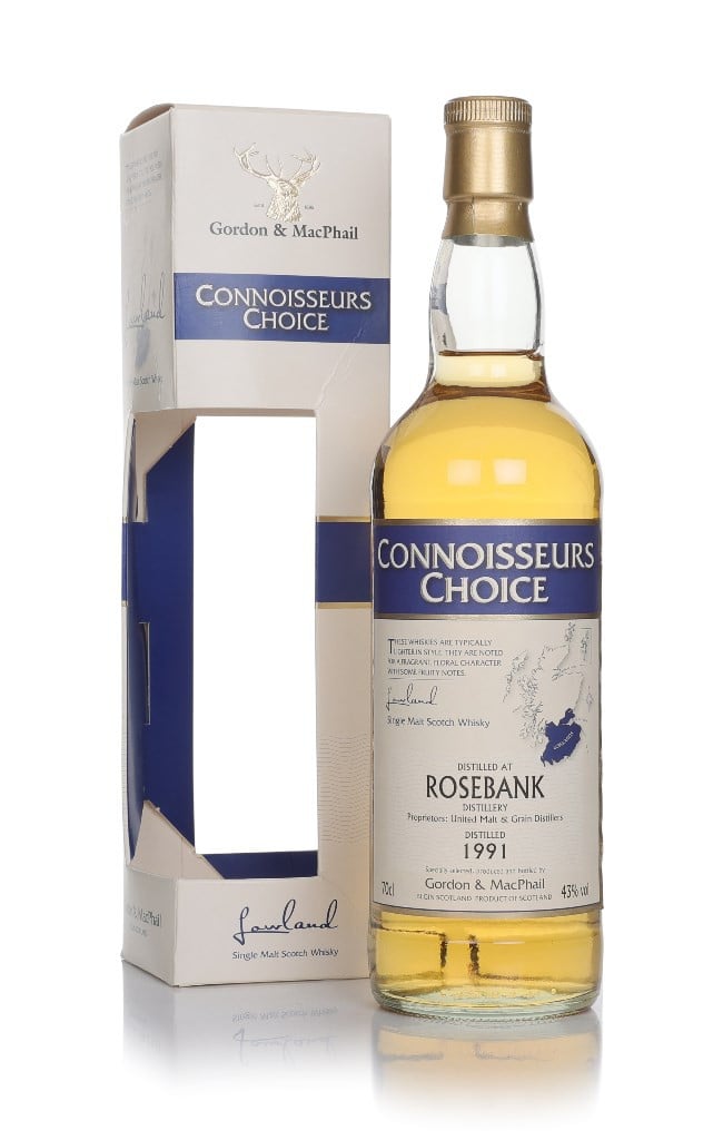 Rosebank 1991 (bottled 2008) - Connoisseurs Choice (Gordon & MacPhail) 70cl