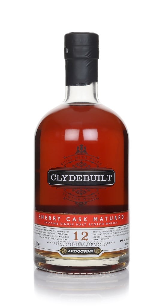 Ardgowan Clydebuilt 12 Year Old Sherry Cask Matured (Ardgowan) 70cl Clydebuilt 12 Year Old Sherry Cask Matured (Ardgowan) 70cl 70cl • 46% 5.0 5.0