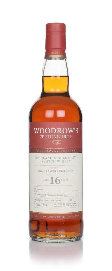 Royal Brackla 16 Year Old 2008 - Woodrow's of Edinburgh 70cl