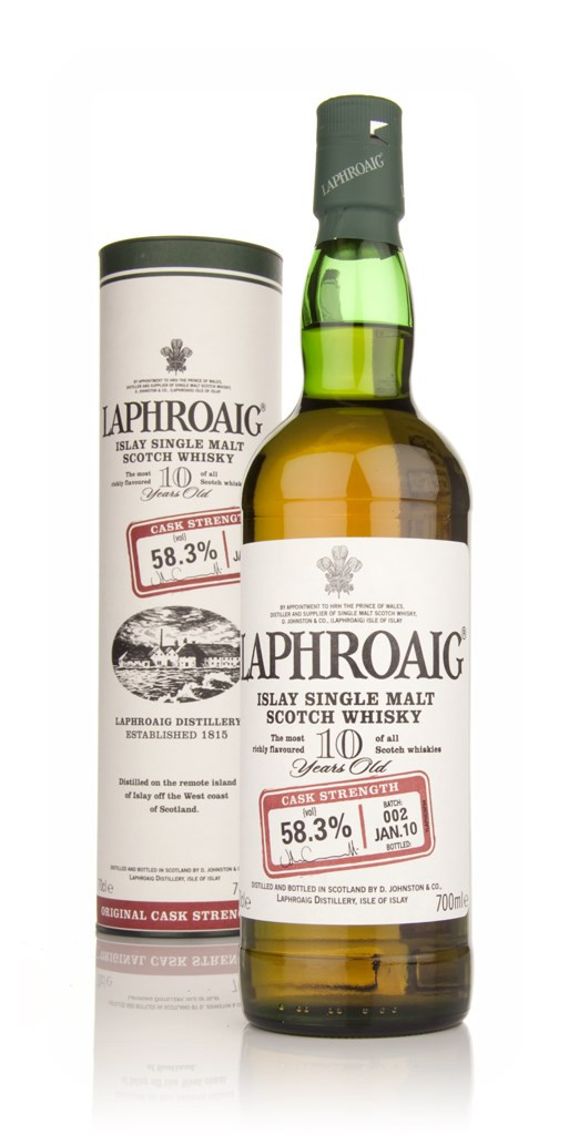Laphroaig 10 Year Old Cask Strength Batch 002