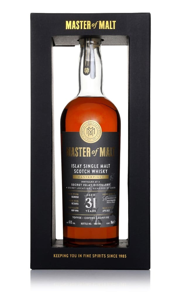 A Secret Islay Distillery 31 Year Old 1990 - Masterpiece (Master of Malt) 70cl