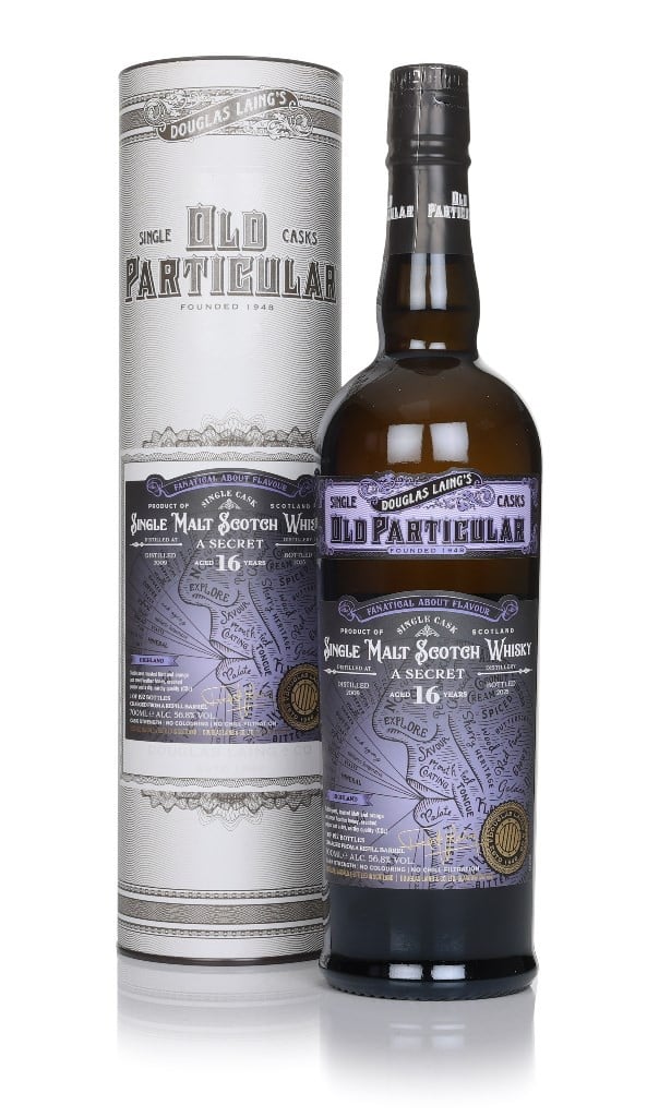 Secret Highland 16 Year Old 2009 Fanatical About Flavour Cask Strength - Old Particular (Douglas Laing) 70cl