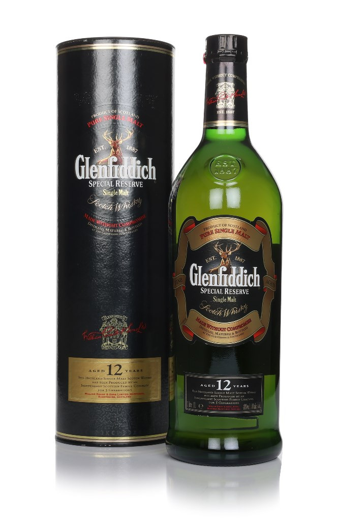 Glenfiddich 12 Year Old Special Reserve - 1990s (1L) 100cl