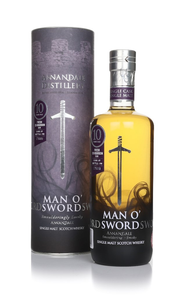Annandale Man O’Sword 10 Year Old 2014 - Bourbon Cask (cask 69) 70cl