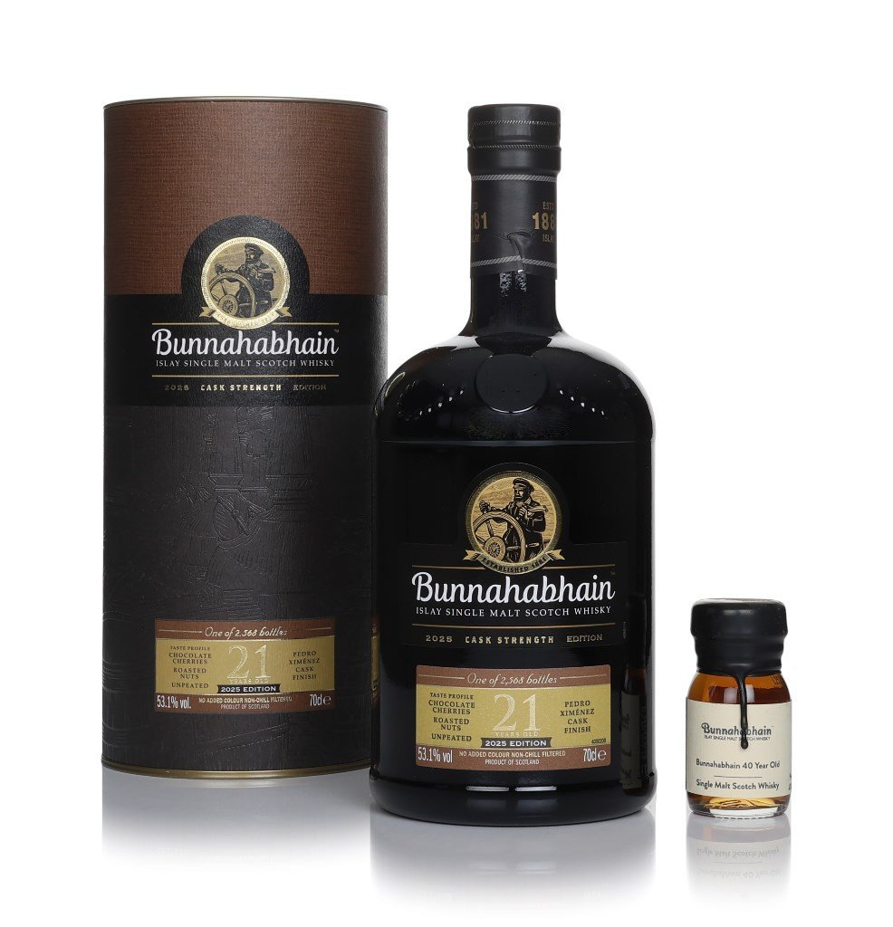 Bunnahabhain 21 Year Old Cask Strength - 2025 Edition 70cl