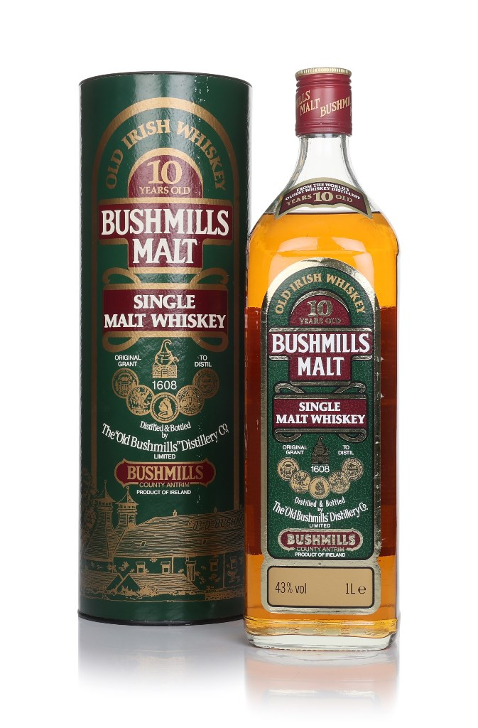 Bushmills 10 Year Old - 1980s (1L) 100cl
