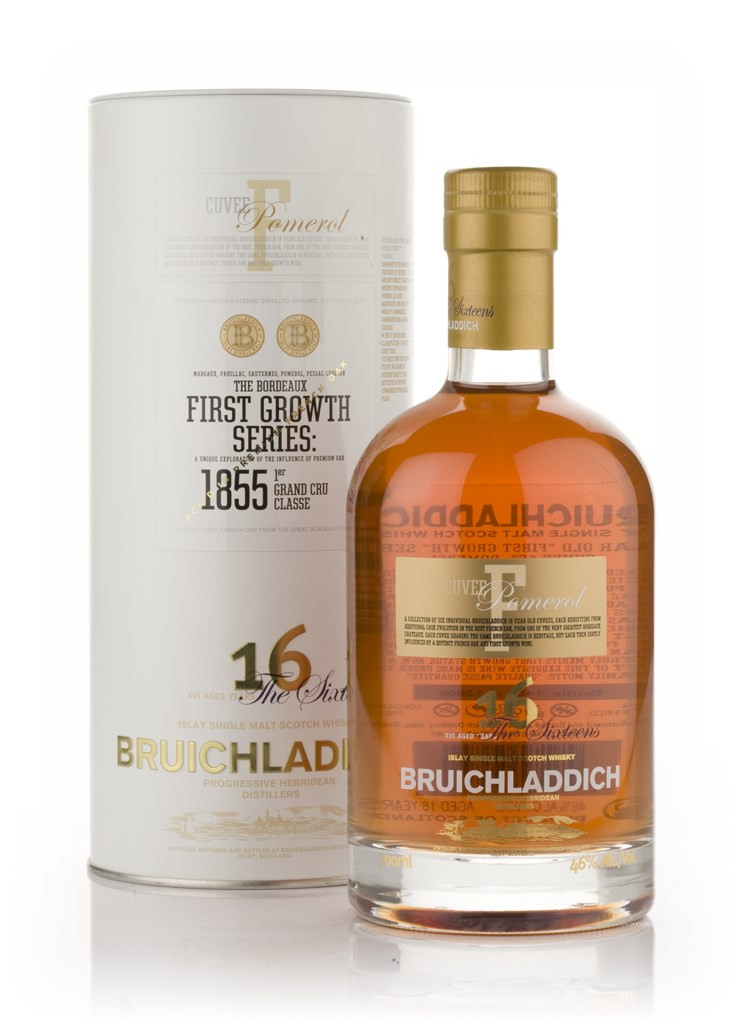 Bruichladdich 16 Year Old - First Growth Cuvée F: Pomerol (Chateau Lafleur) 70cl