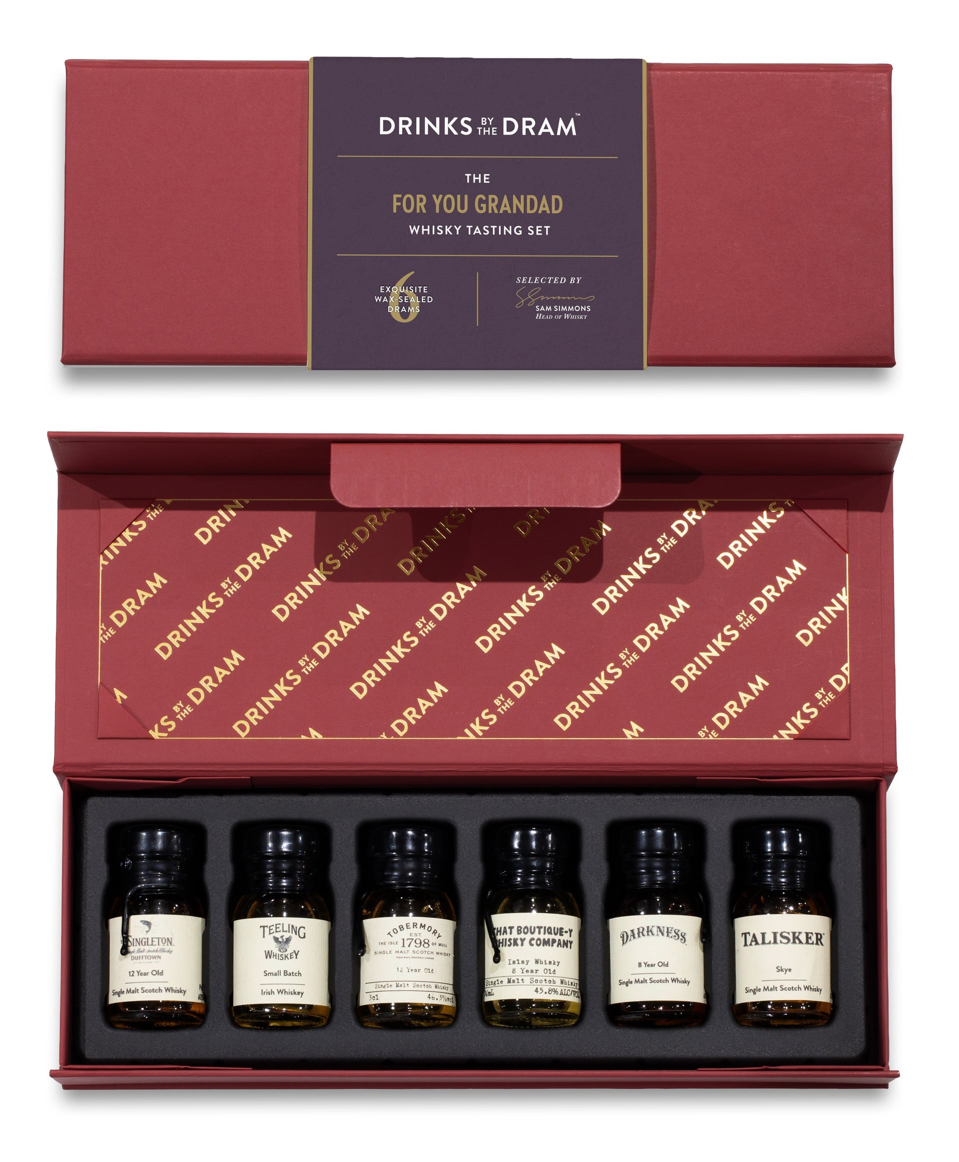 For You Grandad Whisky Tasting Set (Red)