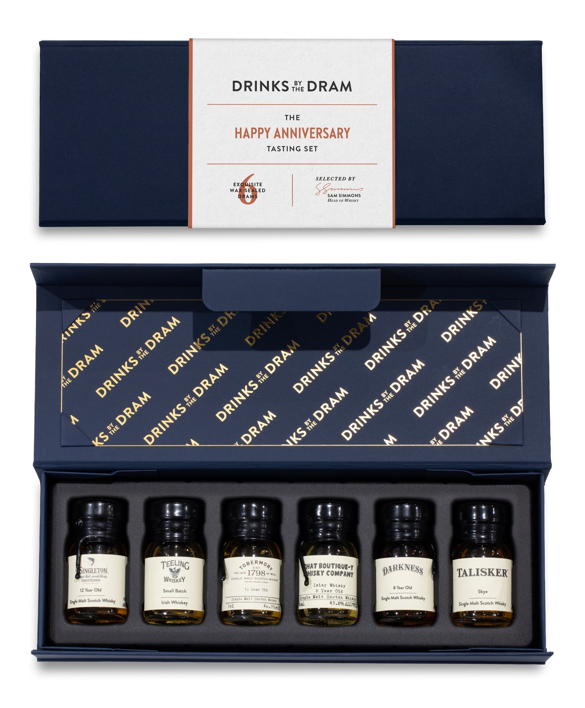 Happy Anniversary Whisky Tasting Set (Blue)