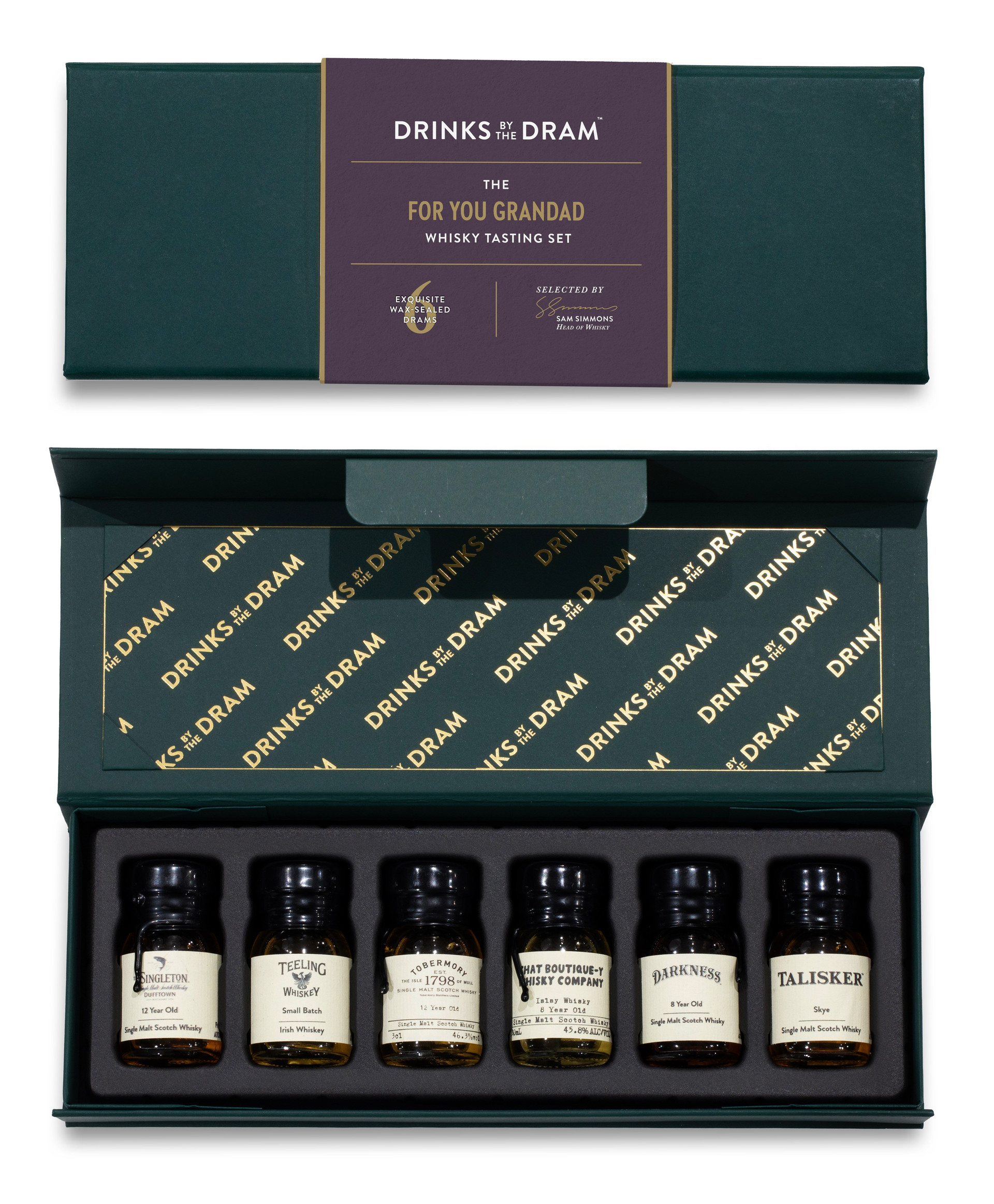 For You Grandad Whisky Tasting Set (Green)