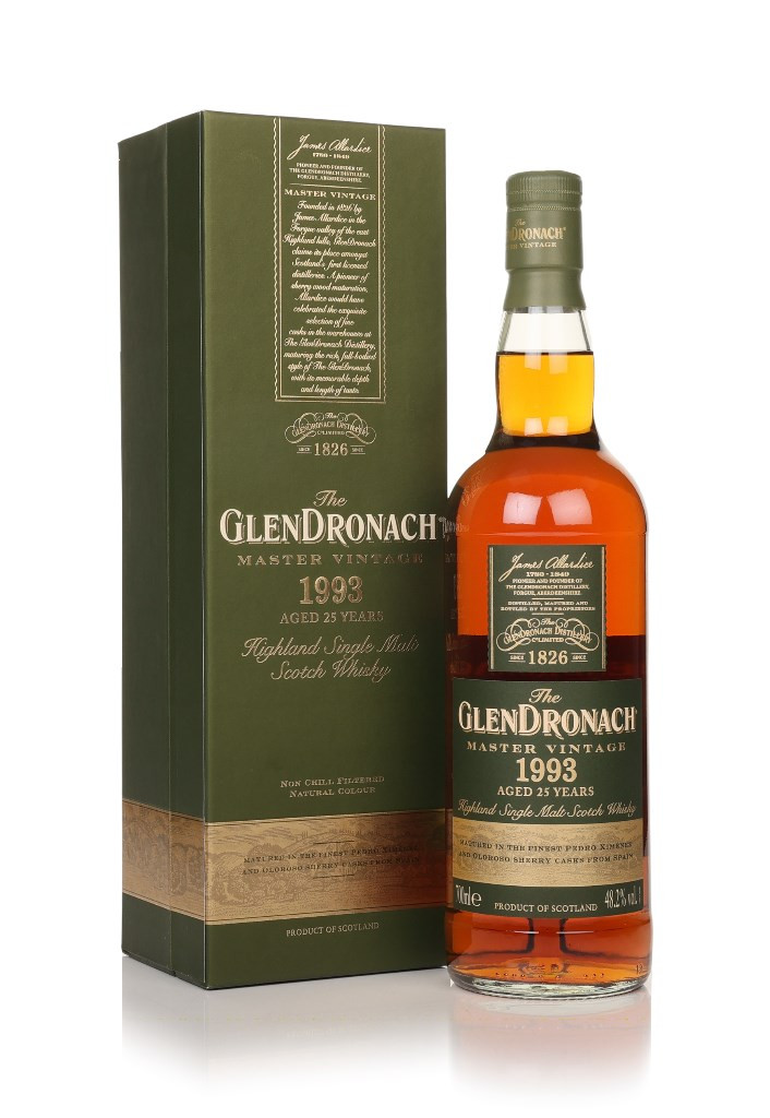 The GlenDronach 25 Year Old 1993 - Master Vintage 70cl Whisky
