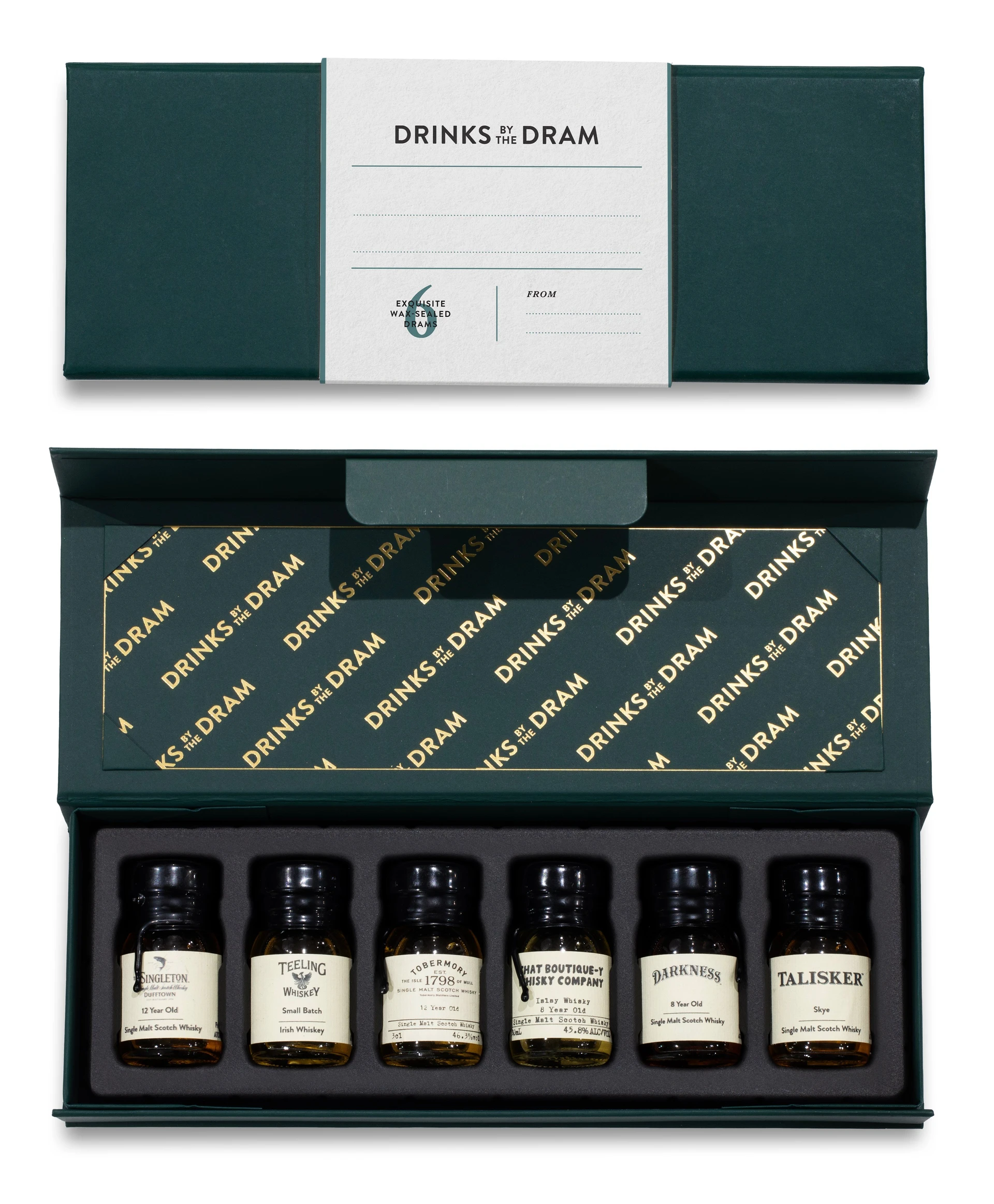 Blank - Write your own message Whisky Tasting Set (Green)