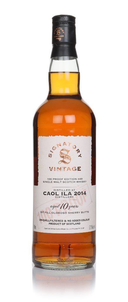 Caol Ila 10 Year Old 2014 - 100 Proof Edition #49 (Signatory) 70cl