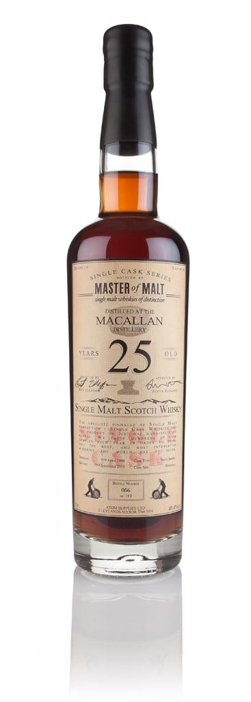 Macallan 25 Year Old 1990 - Single Cask (Master of Malt) 70cl