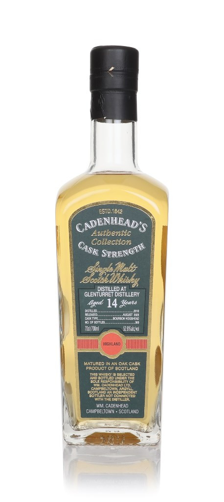Glenturret 14 Year Old 2010 - Cadenhead's Authentic Collection 70cl