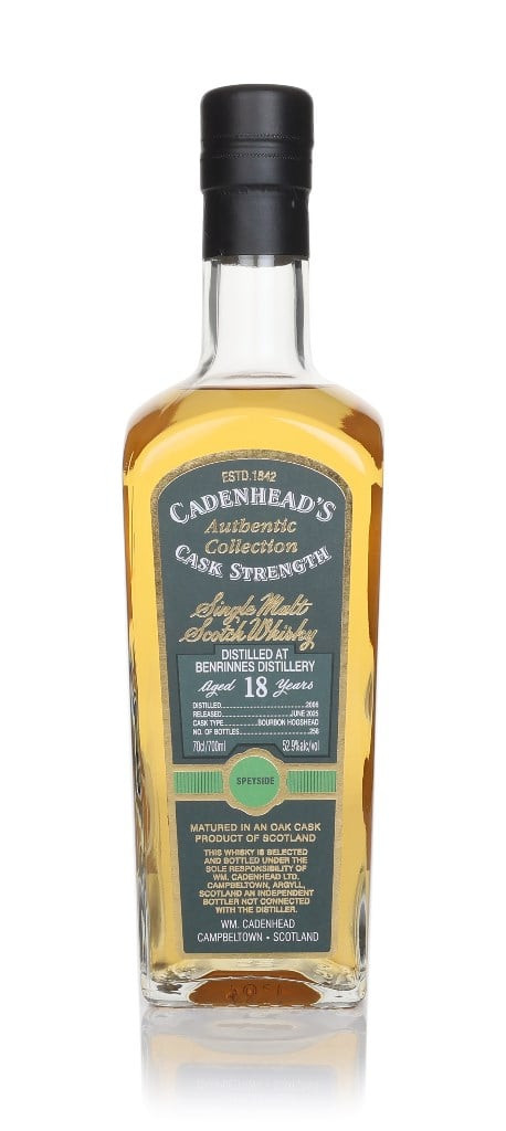 Benrinnes 18 Year Old 2006 - Cadenhead's Authentic Collection 70cl