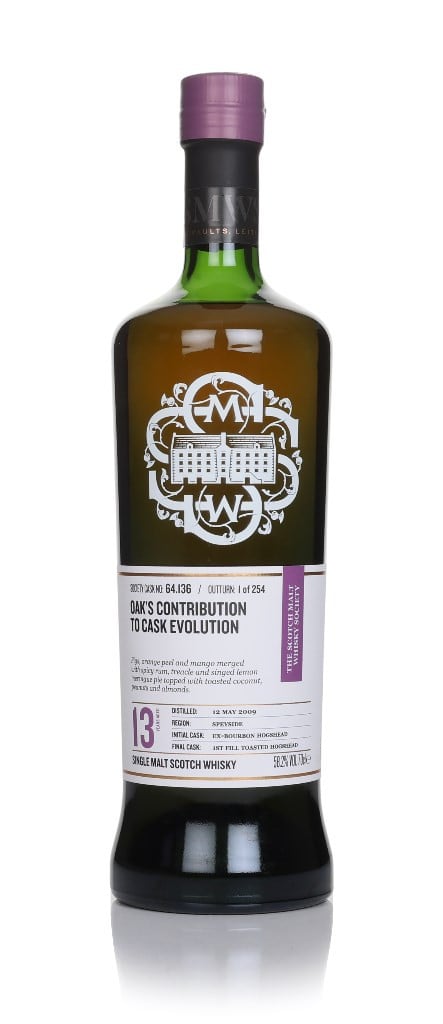 Mannochmore 13 Year Old 2009 (cask 64.136) - (The Scotch Malt Whisky Society) 70cl