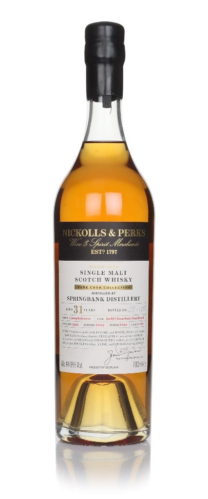 Springbank 31 Year Old 1993 (Cask 188) – Nickolls & Perks Rare Cask Collection 70cl