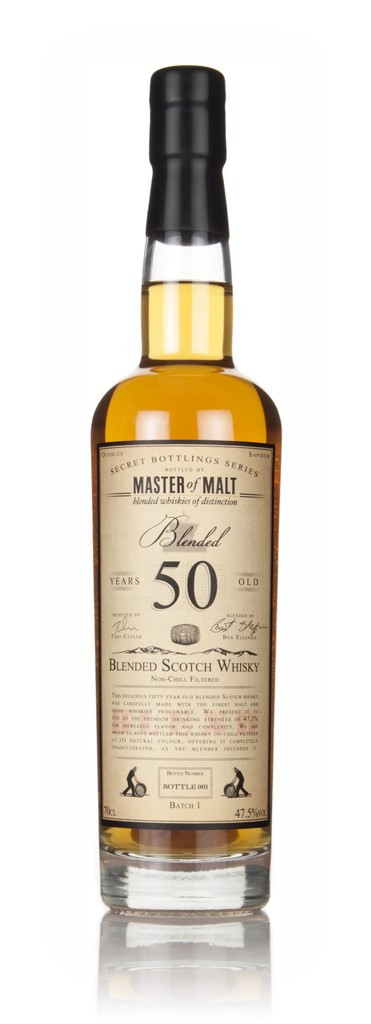 Master of Malt 50 Year Old Blended Scotch Whisky 70cl