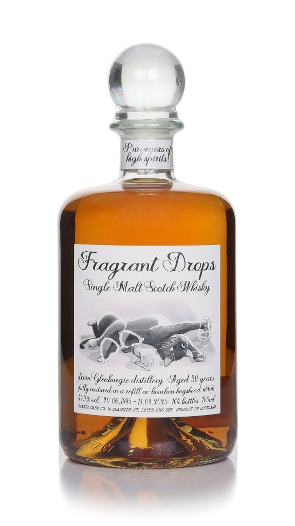 Glenburgie 30 Year Old 1995 Bourbon Barrel Matured (cask 6676) - Fragrant Drops (Keeble Cask Company) 70cl