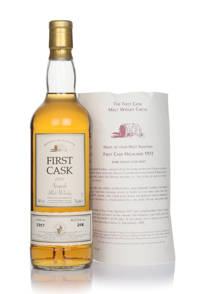 Macduff 31 Year Old 1972 (cask 2357) - First Cask 70cl