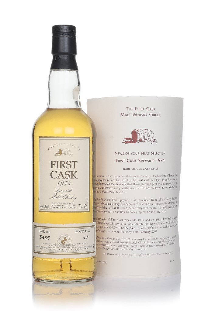 Linkwood 27 Year Old 1974 (cask 8435) - First Cask 70cl
