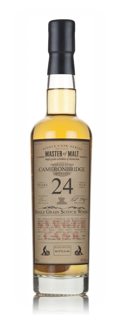 Cameronbridge 24 Year Old 1992 - Single Cask (Master of Malt) 70cl
