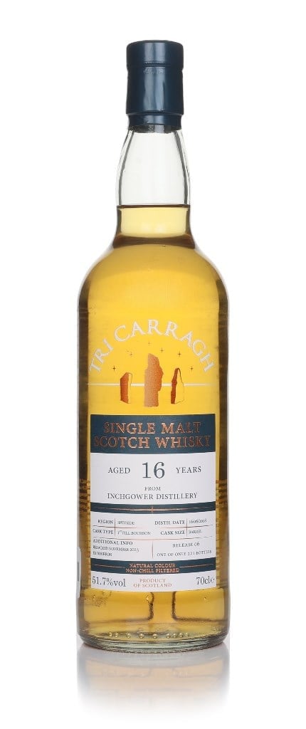Inchgower 16 Year Old 2008 (Tri Carragh) 70cl