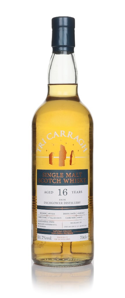 Inchgower 16 Year Old 2008 (Tri Carragh) 70cl