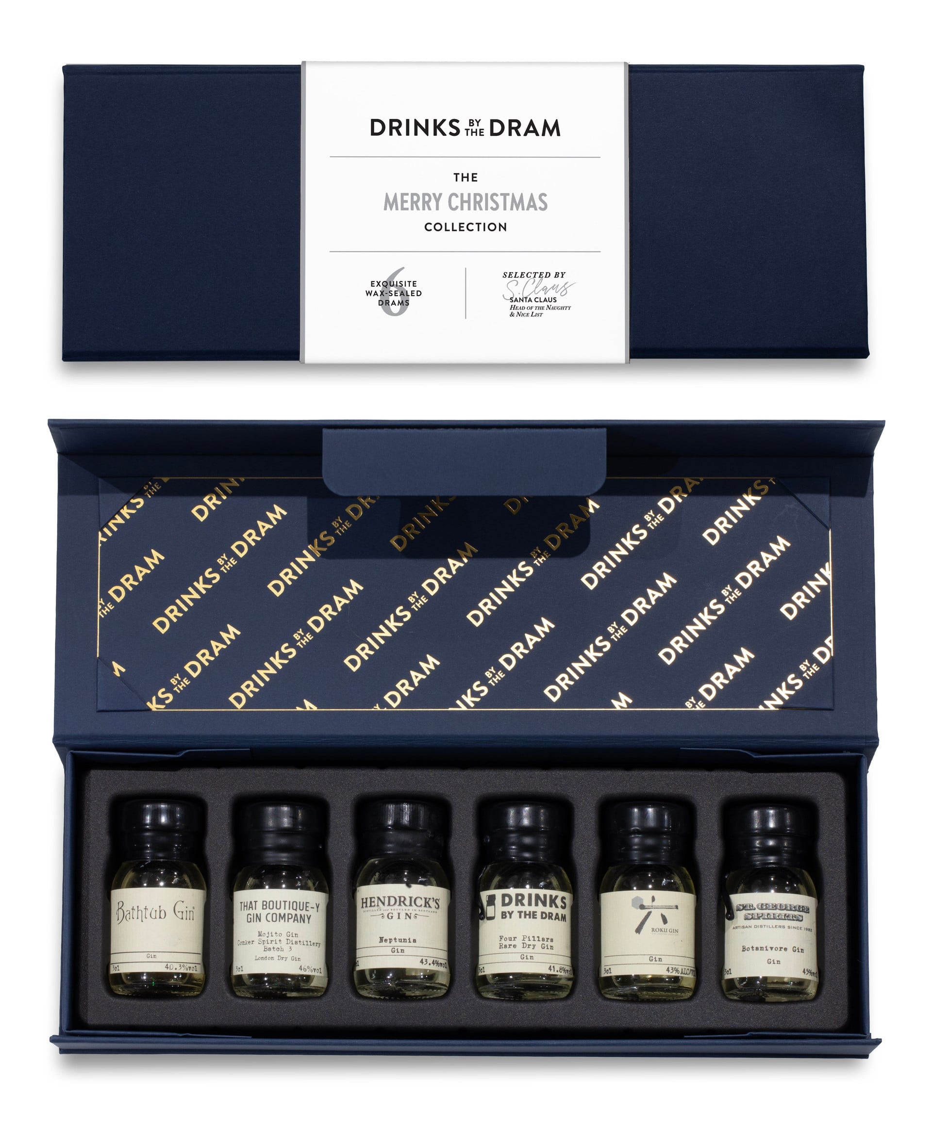 Merry Christmas Gin Tasting Set (Blue)