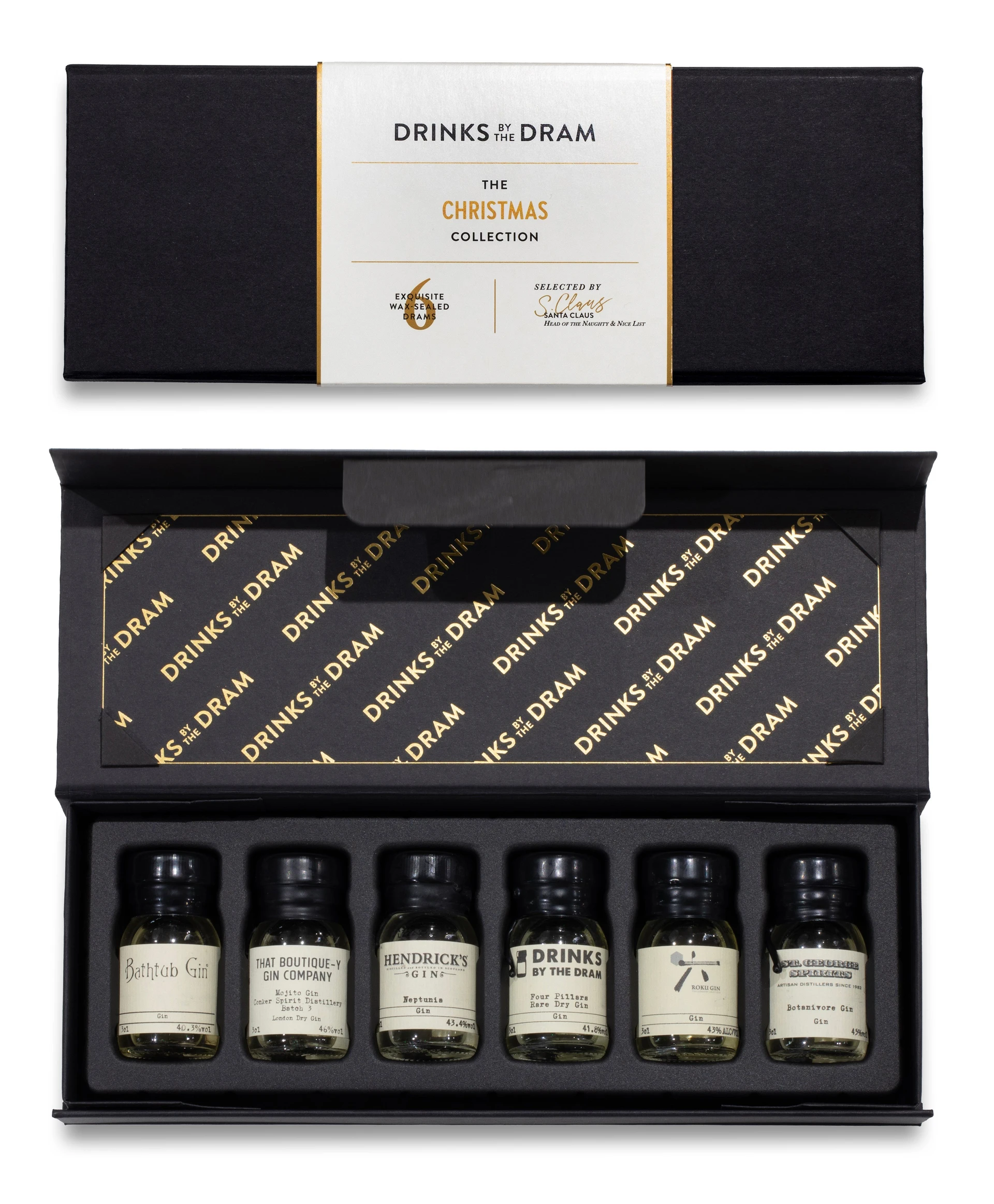 Merry Christmas Gin Tasting Set (Black)