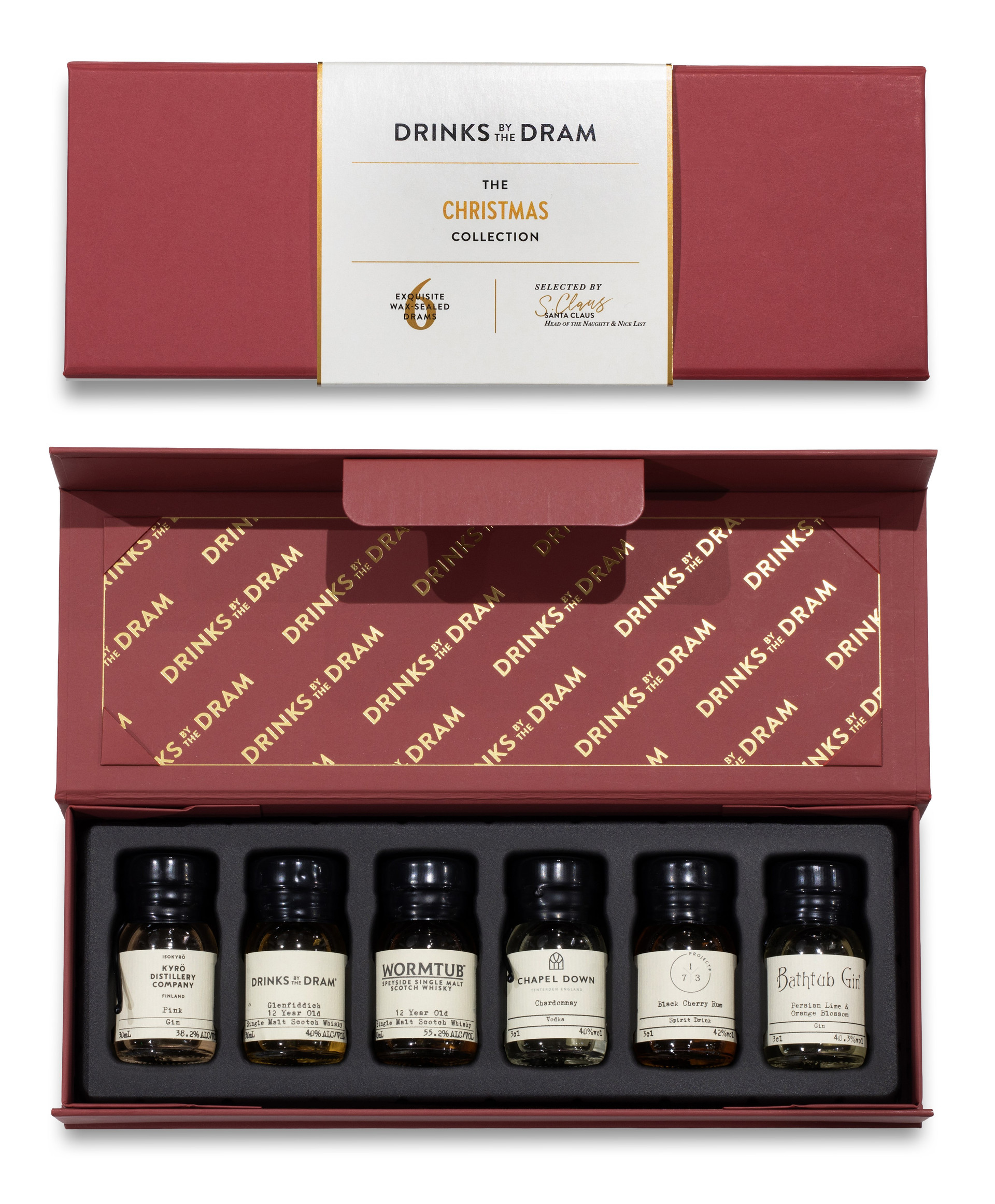 Merry Christmas Mixed Spirits Set (Red)