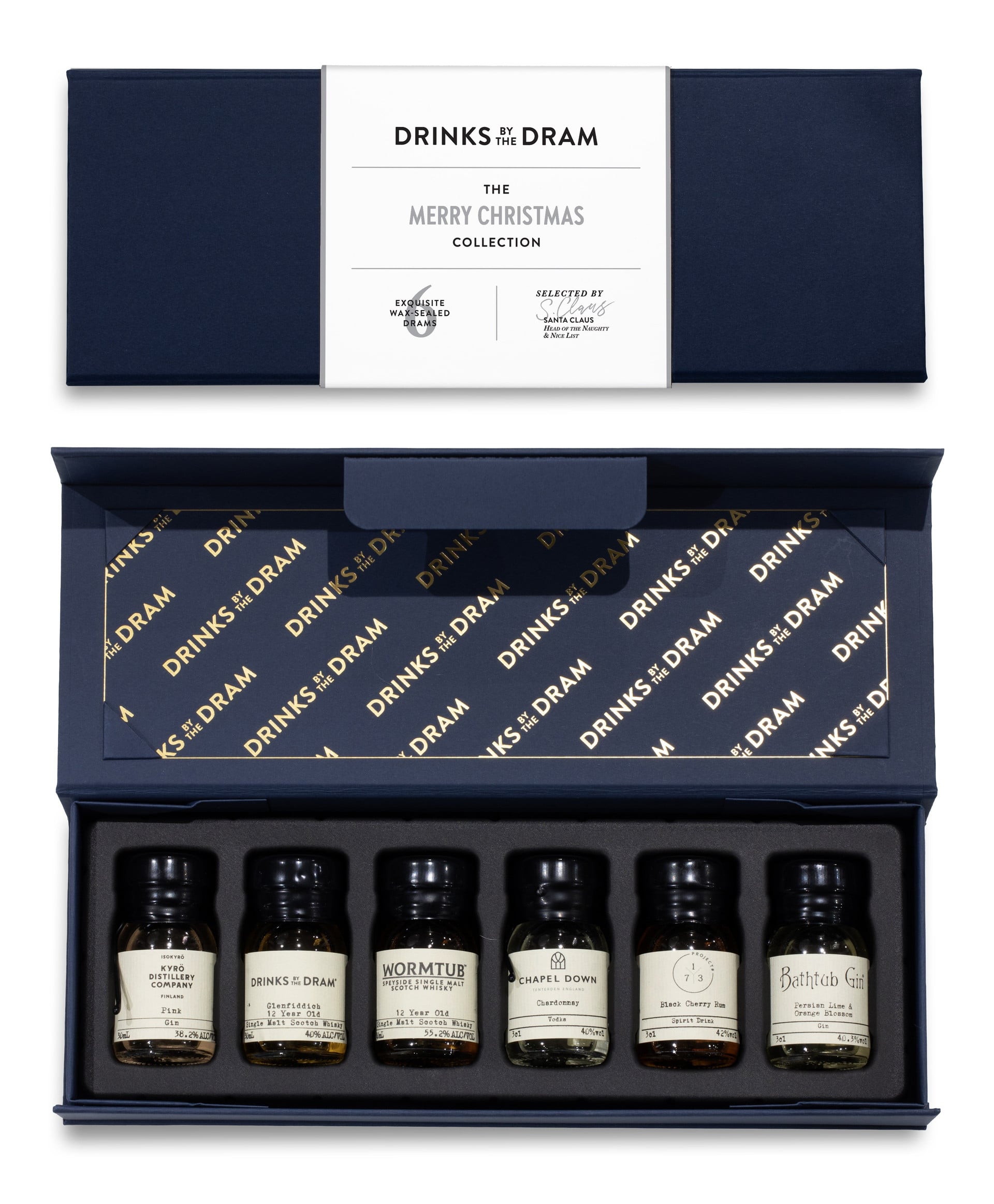 Merry Christmas Mixed Spirits Set (Blue)