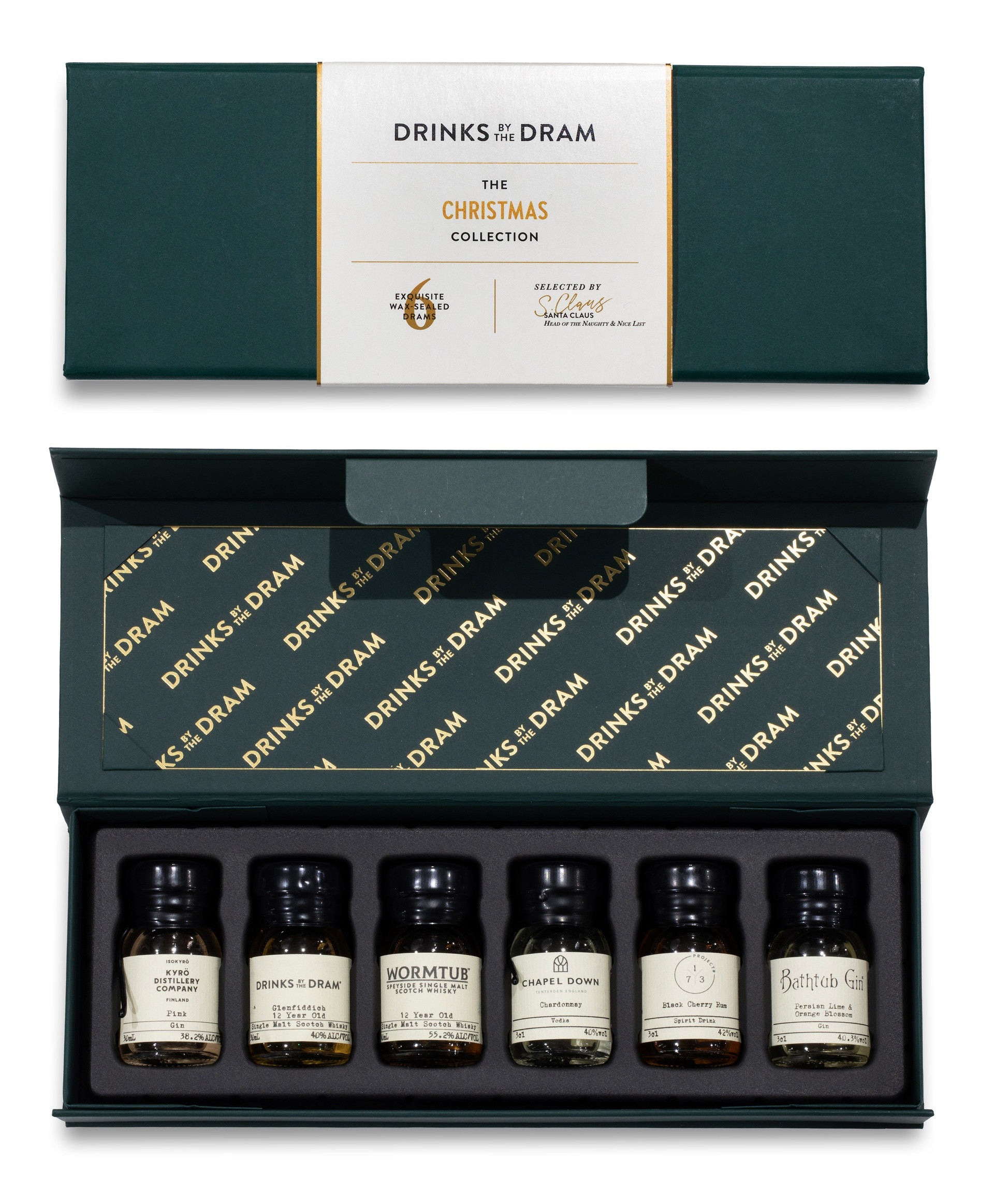 Merry Christmas Mixed Spirits Set (Green)