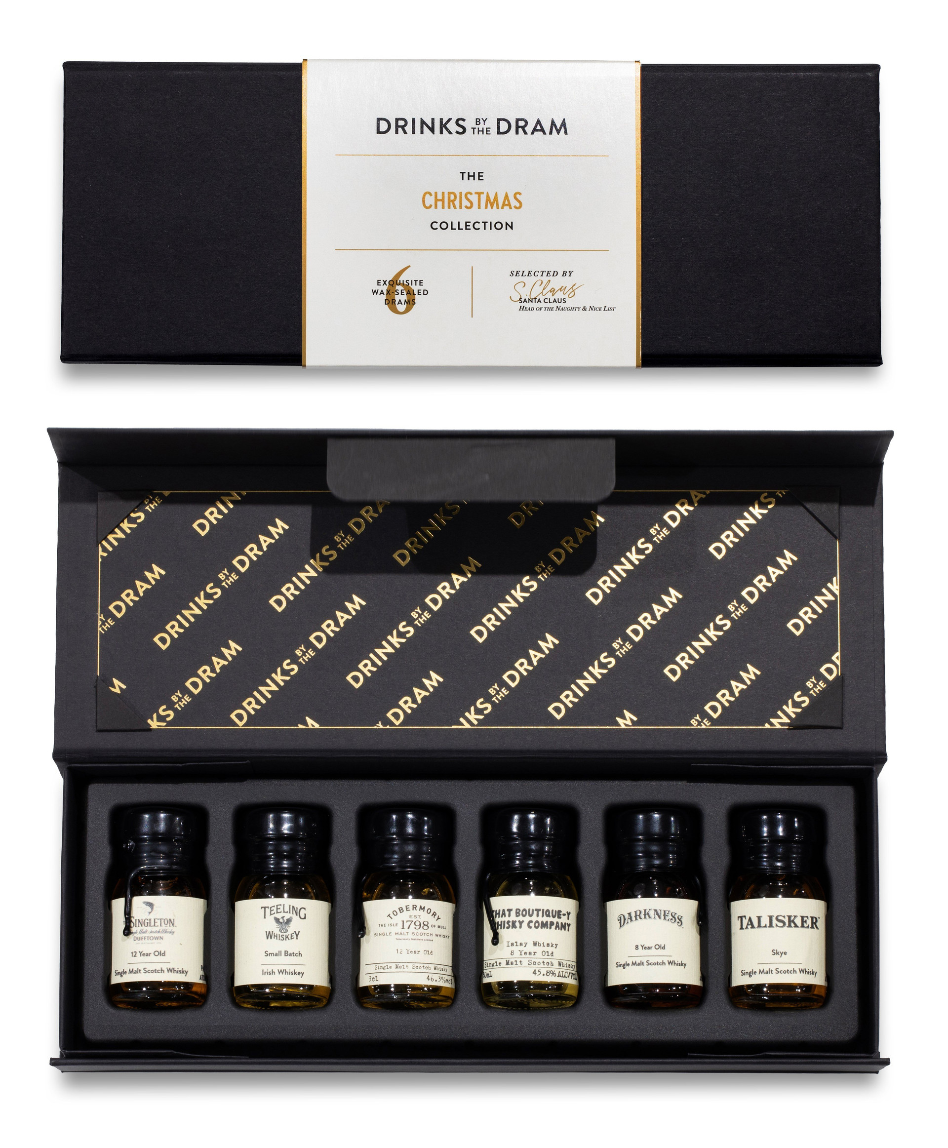 Merry Christmas Whisky Tasting Set (Black)
