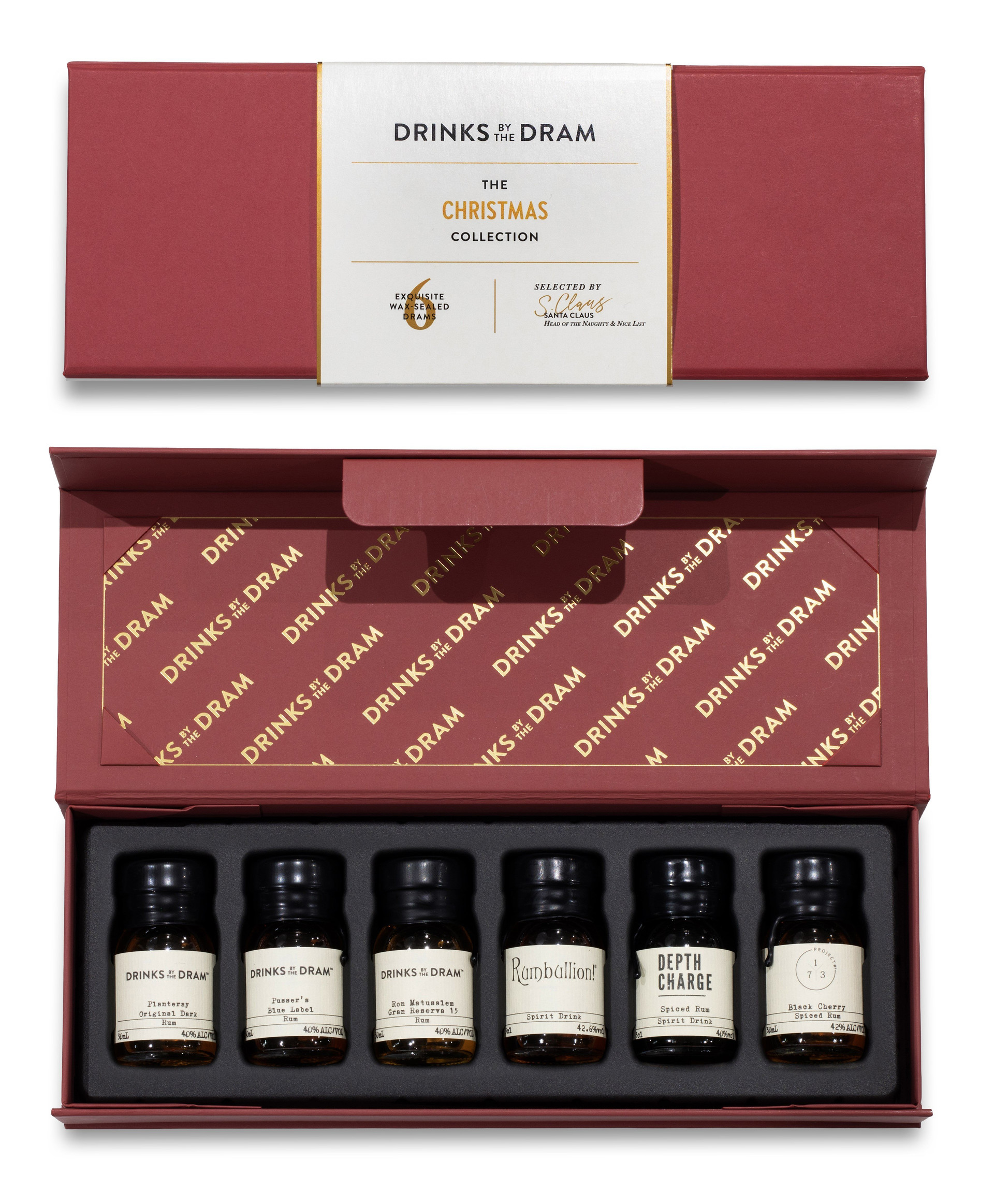 Merry Christmas Rum Tasting Set (Red)