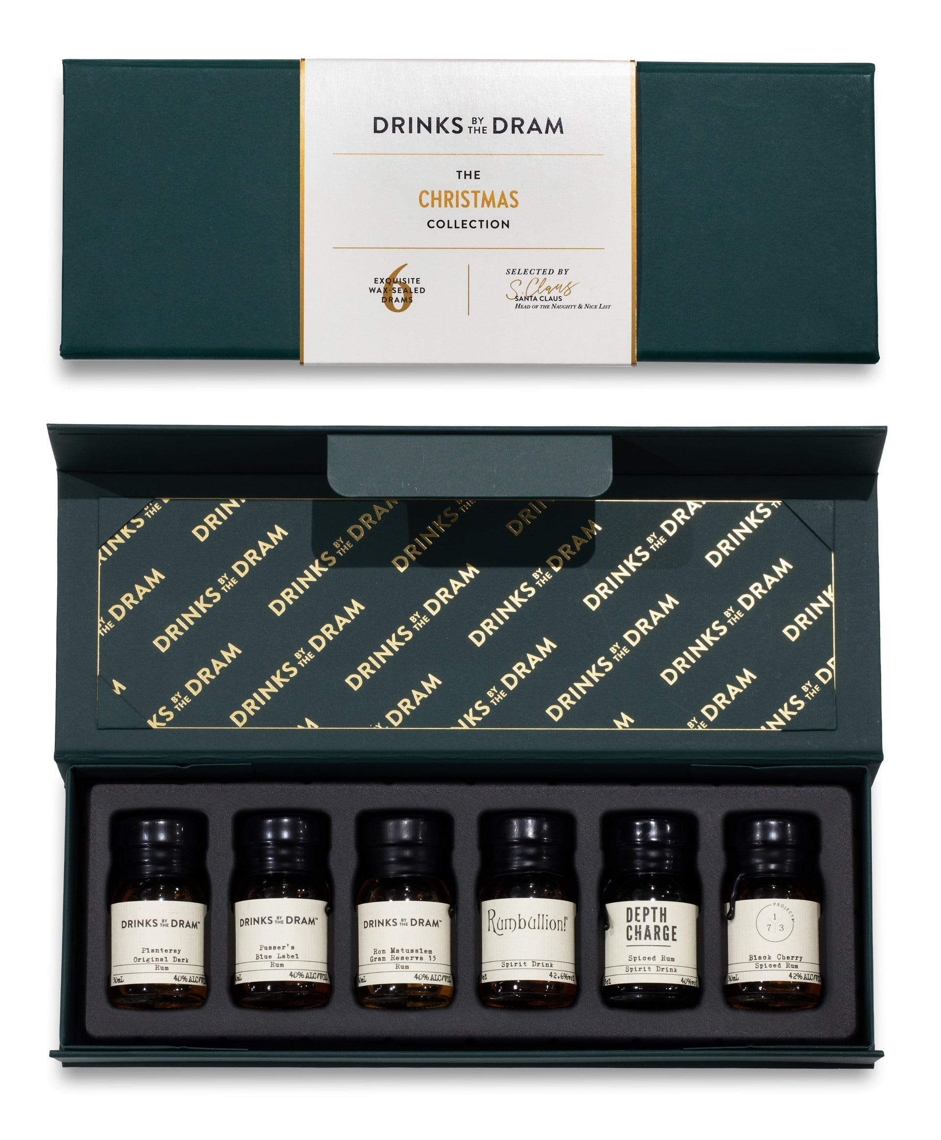 Merry Christmas Rum Tasting Set (Green)